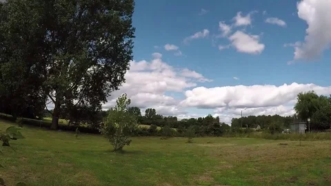 Overcast and Fast Cloud Timelapse Stock Footage 77902848