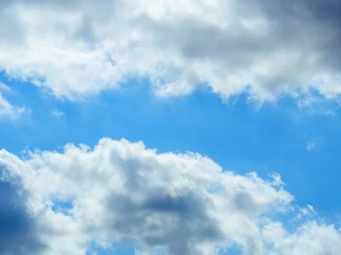 Overcast clouds against the backdrop of the sky Stock Photos