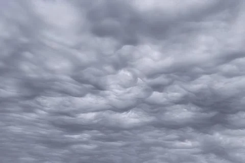Overcast cloudscape with grey clouds Stock Photos
