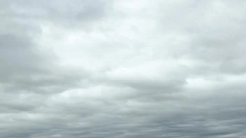 Overcast Cloudy Sky with Soft Gray Atmospheric Layers Stock Photos