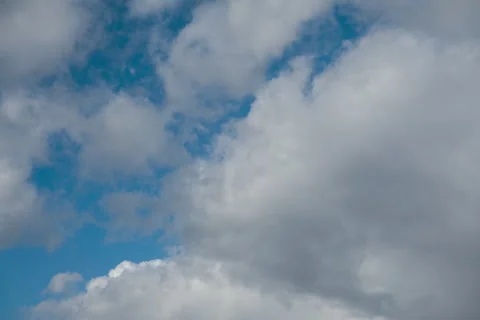 Overcast Gray Clouds with Blue Sky Patches Timelapse 库存影片 260645178
