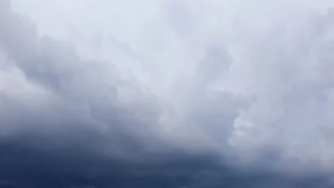 Overcast grey clouds animation for weather forecast - loop video 스톡 동영상 204097730