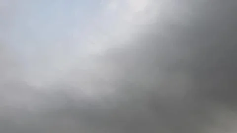 Overcast Grey Sky with Soft Clouds 스톡 사진