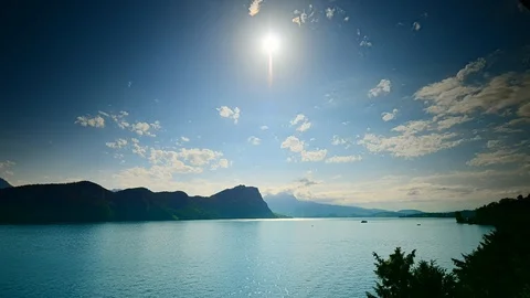 Overcast picturesque Stock Footage 115212630
