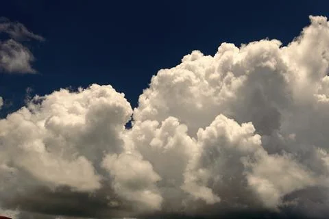 Overcast scene. Cloudy sky view. Cloud drifting. Cloudy atmospheric backdrop Foto stock