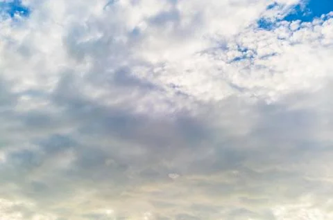 Overcast Sky With Clouds. Fotos de archivo