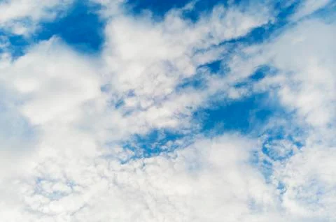 Overcast Sky With Clouds. Foto stock