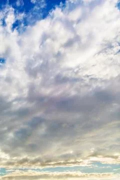 Overcast Sky With Clouds. Stock Photos