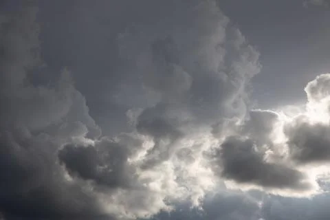 Overcast sky . clouds before the rain Illustrazione stock