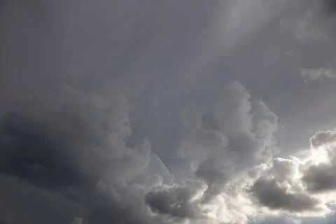 Overcast sky . clouds before the rain Stockillustratie