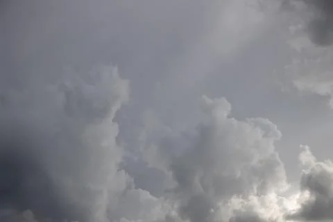 Overcast sky . clouds before the rain Stock Illustration