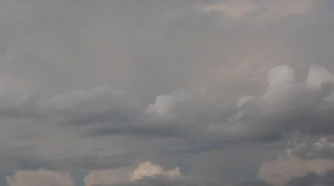 Overcast Sky With Dramatic Clouds Foto stock