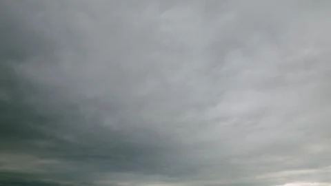 Overcast Sky A Dramatic Cloudscape Featuring Various Shades of Grey and Its Beau Stock Photos