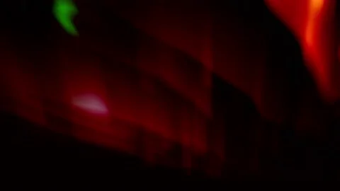 Overcast sky red Aurora. Stockbeeldmateriaal 157871980