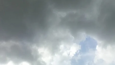 Overcast sky,Loop of stormy clouds. Time lapse Stock Footage 106520151