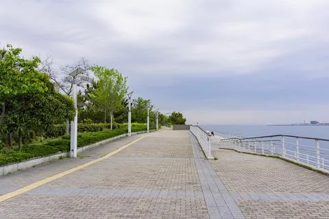 Overcast view of the cityscape Stock-Fotos