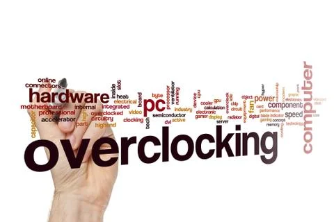 Overclocking Stock Illustration