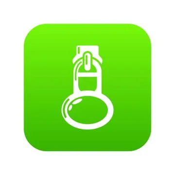 Overcoat zip icon, simple style Stock Illustration