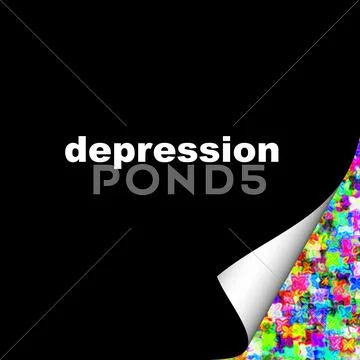 Overcome Depression Stock Illustration