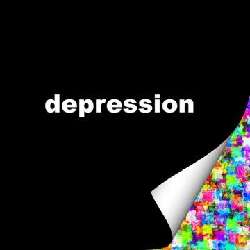 Overcome Depression Stock Illustration