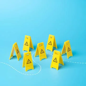 Overcome obstacles and forge ahead towards goals. Avoid trouble. Adaptabil... Stockfoto's