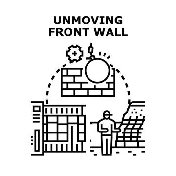 Overcoming challenge, breaking barriers, achieving progress concept Stock Illustration