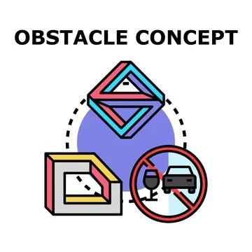 Overcoming challenges and solving business problems concept Stock Illustration