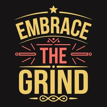 Overcoming Challenges by Embracing the Unstoppable Grind for Success Illustrazione stock
