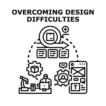 Overcoming design difficulties with agile development process 库存插图
