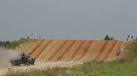 Overcoming obstacles "Kurgan" Stock Footage 66188293