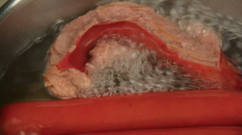 Overcooked Frankfurter 스톡 동영상 32360761