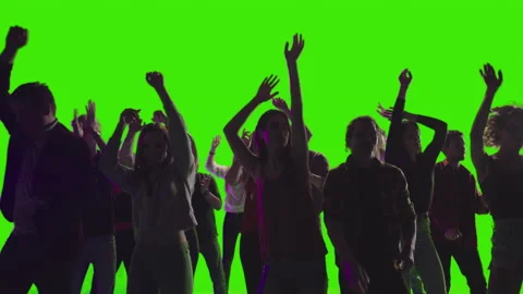 Overcrowded group of people dancing 스톡 동영상 172563394