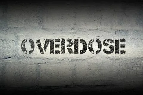 Overdose WORD Stock Illustration