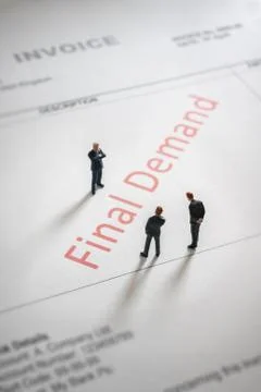 Overdue Invoice Stock Photos