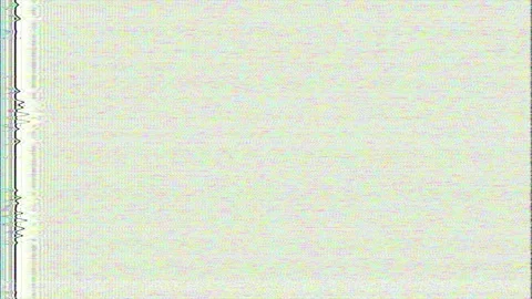 An overexposed or glitched screen, displaying digital interference Stock Footage 289110282