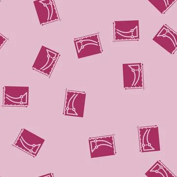 Overfitting warning machine learning glyph vector seamless pattern イラスト素材