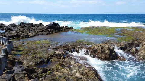Overflow of the beach Stock-Footage 108253648