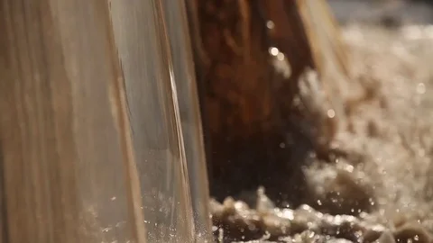 Overflow flooding form rain Stock Footage 71335777