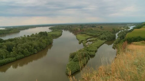 Overflow river 2 Vídeos de archivo 7731658