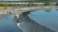 Overflow waste water from bid sedimentation settlers HD Footage