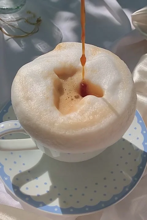 Overflowing Foam in a Coffee Cup: What Happens and Why? Stock Footage 300021081