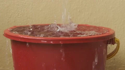 Overflowing Water Stock Footage 131540312