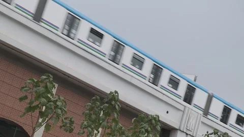 Overground metro  Stock Footage 295990852