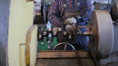 Overhaul of a car engine. Stock Footage 105417752