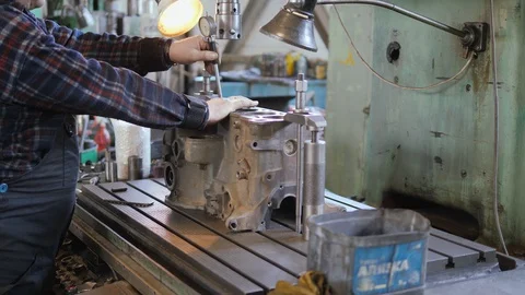 Overhaul of a car engine. Stock Footage 105418005