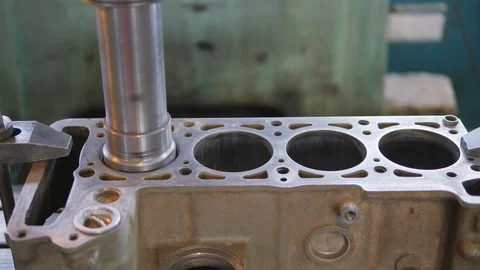 Overhaul of a car engine. Stock Footage 105418790