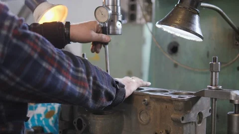 Overhaul of a car engine. Stock Footage 105419087