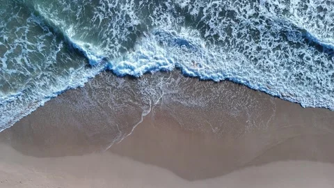 Overhead 4K Drone Footage of Waves Stock-Footage 285388996