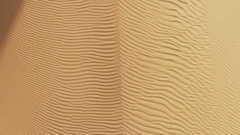 Overhead aerial drone shot of empty desert in California, Flying over sand dunes Stock-Footage 241688508