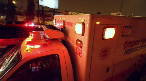 Overhead Ambulance Stock Footage 645338